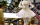 weisse Ballerina als Statue im Centro Oberhausen